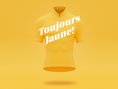 Toujours Jaune 3d cinema4d designer graphic design illustration landing page ui web design