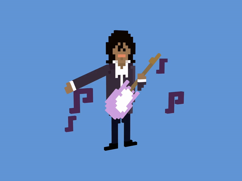 Love Symbol #2 - Pantone Prince 3d animation codepen developer geometric graphic design illustration music prince purple