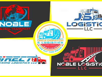I will design transport logistics trucking and freight logo