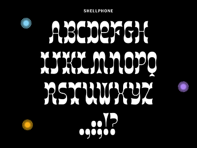 Week 15: Shellphone free font freebies lettering mermaid reverse contrast type type design typography