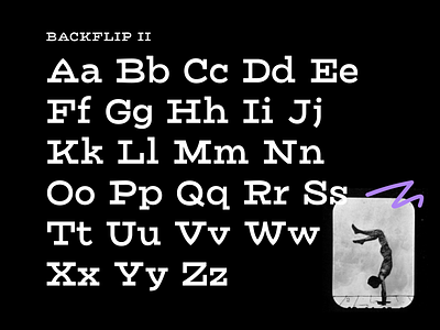 Backflip now has lowercase! font font design free font freebie freebies slab serif type type design typography