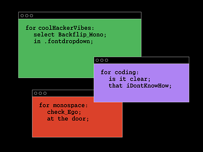 Hacker vibes <3 font free freebie freebies monospace serif slab type type design typography
