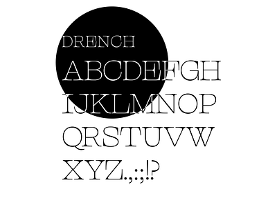 Drench alphabet branding editorial fashion font free freebies polka dot serif type type design typography