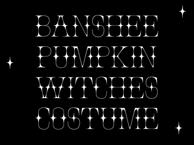 Spook City!! font free freebie freebies halloween high contrast lettering serif spooky thorn type type design typography