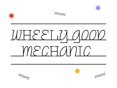 Dream mechanic company! car font font free freebie freebies illustration lettering logo mechanic type type design typography