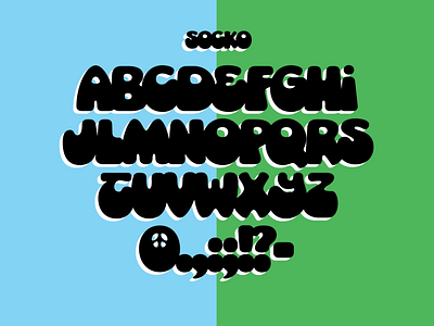 SOCKO 70s font free freebie lettering retro type type design typography vintage