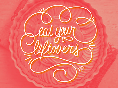 STFW Tip 012: the feasting continues! cursive eco friendly flourish hand lettering lettering script sustainability sustainable type typography