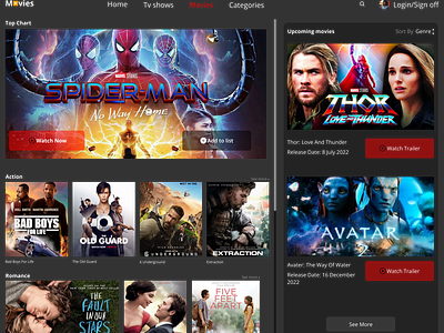 Movie Landing Page