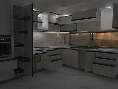 Kitchen 2 Mdc3 3d 3dsmax design interior design kitchen kitchendesign kitchenideas vray