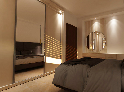 Bedroom Mn 3d 3dsmax design interior design vray