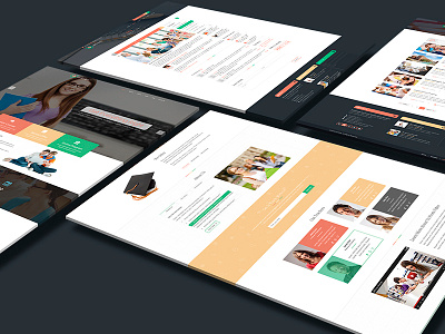 Unilearn - educational PSD template ( + Free PSD )