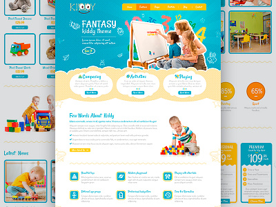 Kiddy Homepages Design