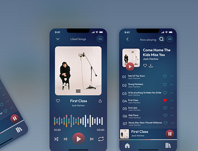 Music App app branding design graphic design illustration ui ux