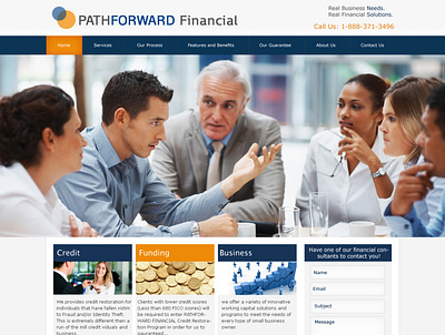 PathForward Financial branding design graphic design logo typography ui ux vector