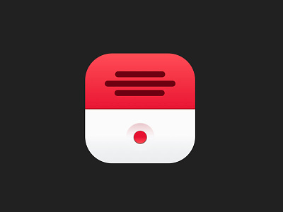 RECALL - App Icon app app icon button color icon icon design illustration ios logo sketch