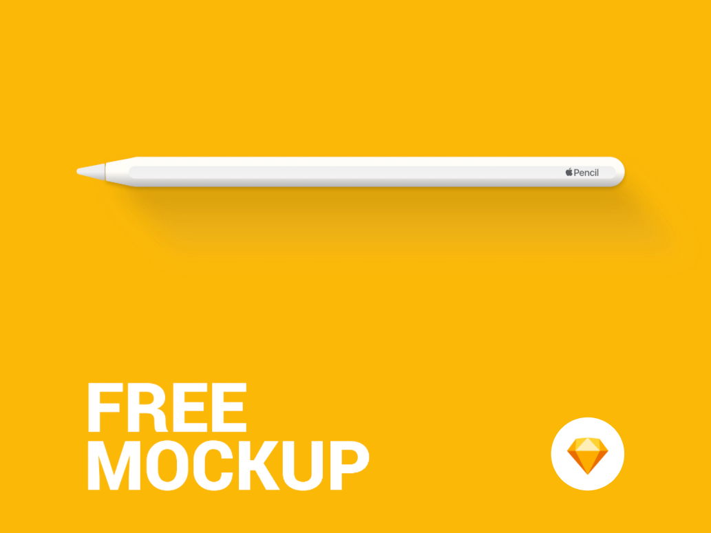 Download Apple Pencil - Free Mockup by Victor Momoi Santana on Dribbble