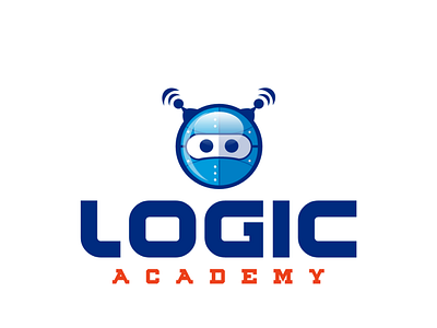 Logic Academy branding graphic design ui