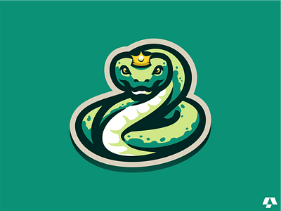 Green Snake app branding design graphic design illustration logo vector
