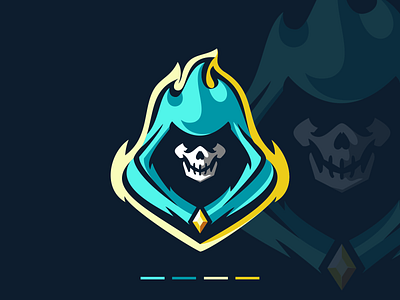 Skull Witcher app branding design graphic design illustration logo typography ui ux vector