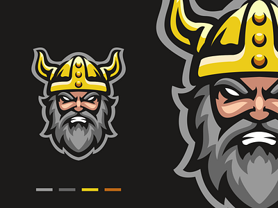 Angry Viking app branding design graphic design illustration logo typography ui ux vector