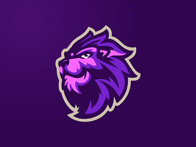 lion design esport graphic design illustration logo vector