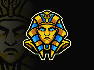 pharaoh design esport graphic design illustration logo vector