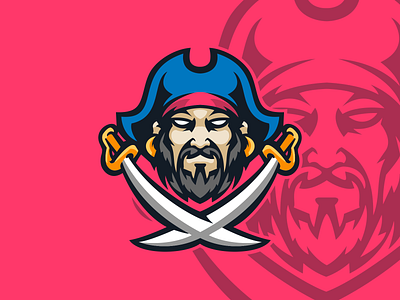 pirate design esport graphic design illustration logo