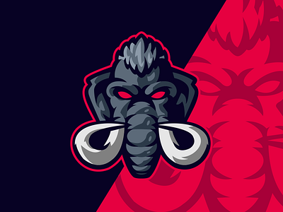 mammoth design esport graphic design logo vector