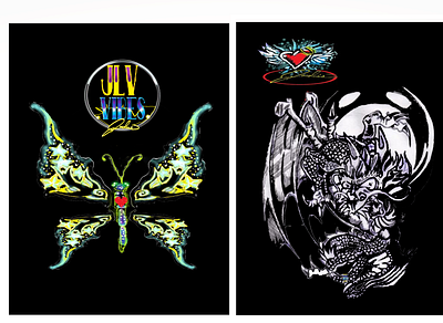 illusion004 bird design bird tattoo branding btarist dragon design dragon tattoo graphic design logo