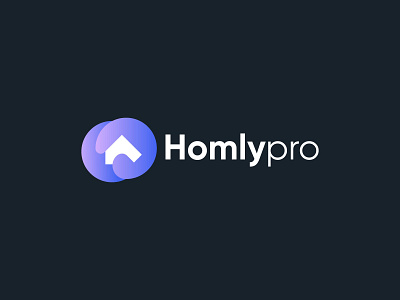 Homlypro logo design