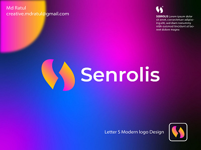 Senrolis logo Design brand identity branding brandmark custom logo logo logo design modern logo