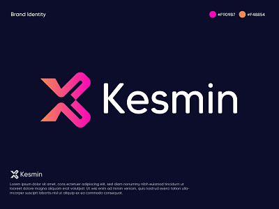 Kesmin logo design brand identity branding brandmark logo logo design popular logo visual identity