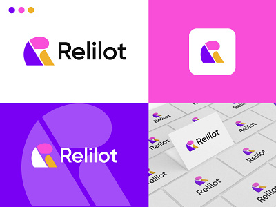 Relilot logo brand identity branding brandmark logo logo design modern logo symbol