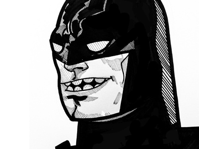 A Super A Day 111 - Black + White character design comic illustration portraits