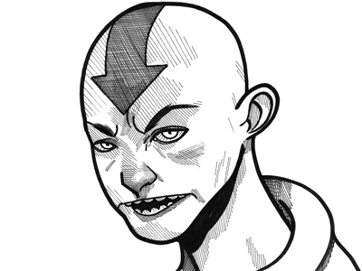 A Super A Day 99 - Black + White character design comic illustration portraits