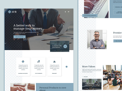 Bank Landing Page