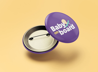 Baby On Board / Design 2 button concept concept design design graphic design ideation identity logo logo design mockup vector