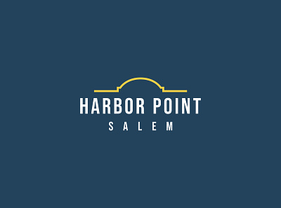 Harbor Point Salem / Logo Design apartment logo branding concept design graphic design identity logo logo design