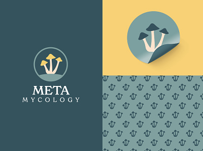 Meta Mycology Logo branding concept design graphic design ideation identity illustration logo logo design