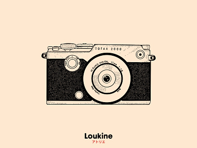 Doodle Tofax camera design doodle doodles illustration japan japanese japanese art loukine minimal photo photography typography