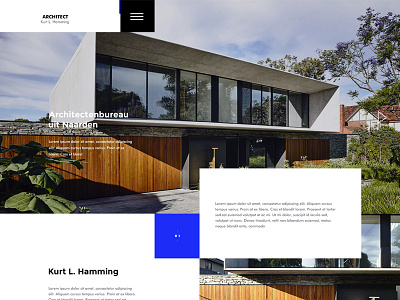 Minimalistic webdesign Architect architect home landing minimal minimalistic webdesign