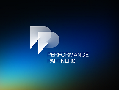 Performance Partners logo clean design glass gradient inspiration logo logotype morphism partners performance pp