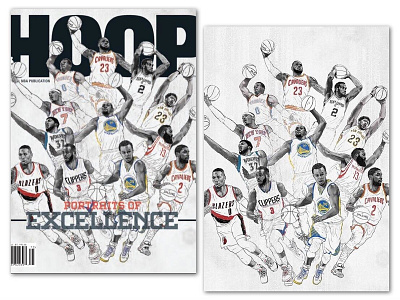 Hoop Magazine 2016-2017 Cover Art