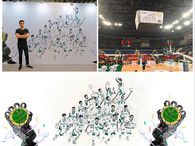 Taiwan Beer Basketball Team 2017-2018 Visual Design basketball design illustration sbl sbl主場週 sneakers sports tshirt 台啤籃球隊