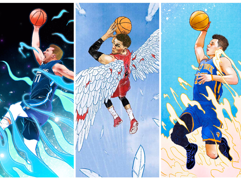 Nba Figure Illustrations By Yu Ming Huang 黃昱銘 On Dribbble