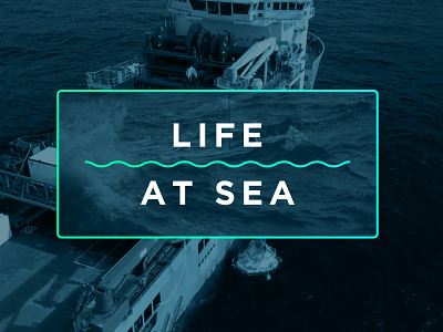 Video Art Direction - Life At Sea adobe boat branding design illustration illustrator motion design motion treatment ocean portland sea vector video