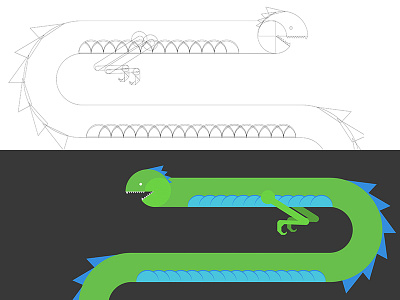 Isometric Dragon for a Fantasy Campaign