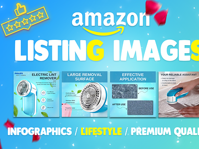 Amazon listing images design
