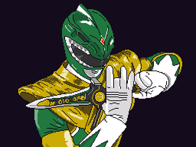 Dragon Ranger 16 bit 8 bit design gaming illustration pixel pixelart