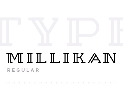 Announcing Millikan Type